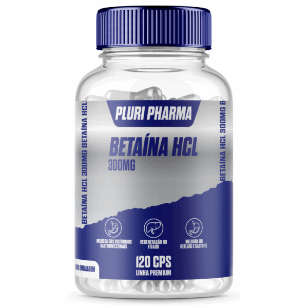 Betaina HCL 300mg C/120 Cápsulas - Imagem 1
