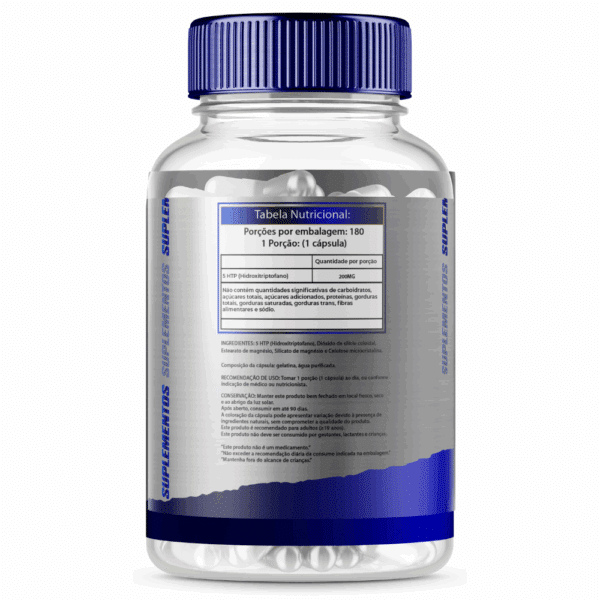 5htp (Hidroxitriptofano) 200mg C/180 Cápsulas - Imagem 2